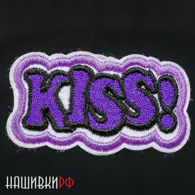 Нашивка KISS на термо основе