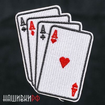 Нашивка каре на тузах