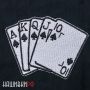Royal flush - королевская масть, нашивка для одежды
