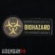 Biohazard резиновая нашивка на липучке