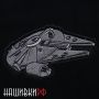 Millennium Falcon нашивка на липучке