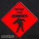 Нашивка i brake for zombies