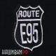 Route E95 термо нашивка трасса Е95