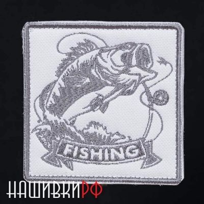 Шеврон на липучке fishing