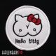 Нашивка на липучке Hello Titty