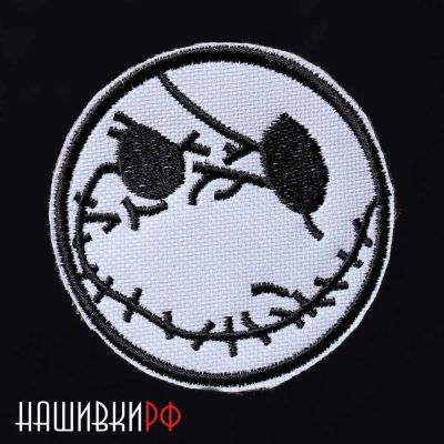 Нашивка термо. Череп. ДЖЕК СКЕЛЛИНГТОН