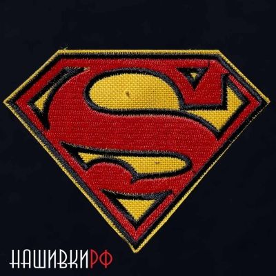 Нашивка эмблема супермена