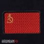 Нашивка с липучкой серп и молот, флаг СССР