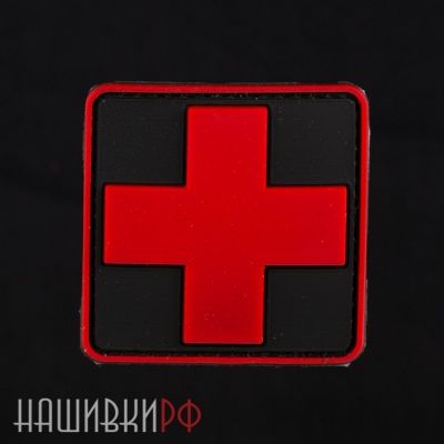 Нашивка крест медика