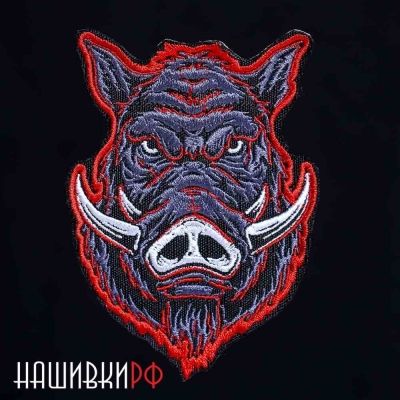 Голова вепря нашивка