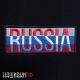 Термо нашивка RUSSIA триколор