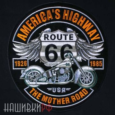 Нашивка на спину Route 66