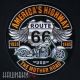 Нашивка на спину Route 66