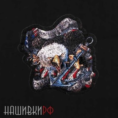 Нашивка орел с якорем
