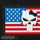 Нашивка punisher с hello kitty