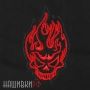 Термо нашивка для одежды FIERY SKULL