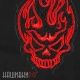 Нашивка термо. FIERY SKULL